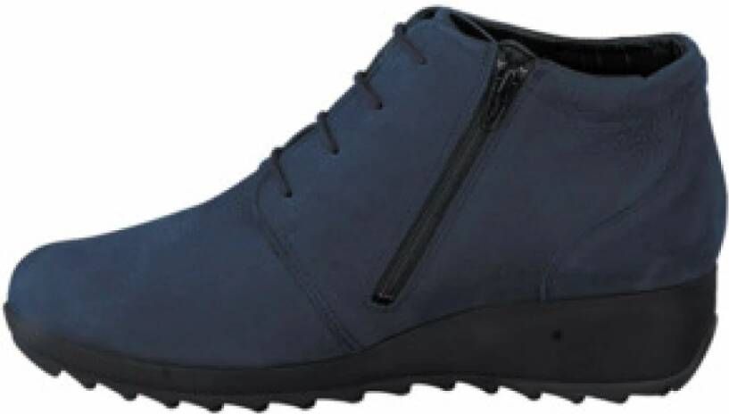 Mephisto Blauwe Casual Veterschoen voor Dames