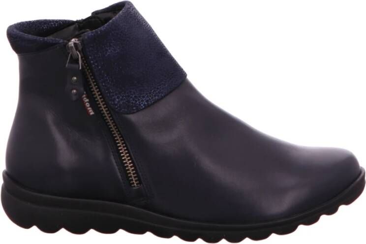 Mephisto Blauwe Dames Enkellaarzen