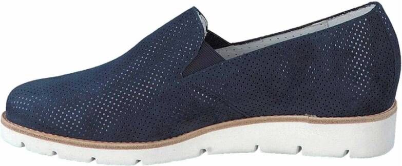 Mephisto Blauwe dames mocassins slippers