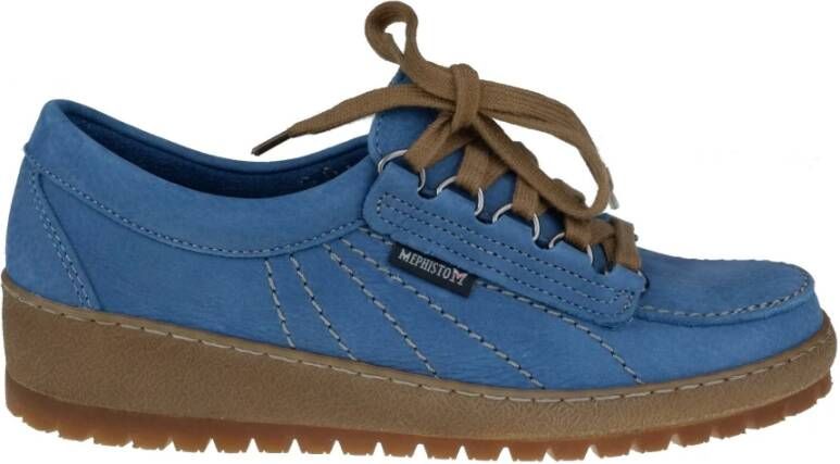 Mephisto Blauwe Dames Sneaker Blue Dames