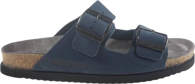 Mephisto Men's Nerio Sandals- Deep Blue