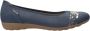 Mephisto Blauwe Nubuck Ballet Ballerina - Thumbnail 1