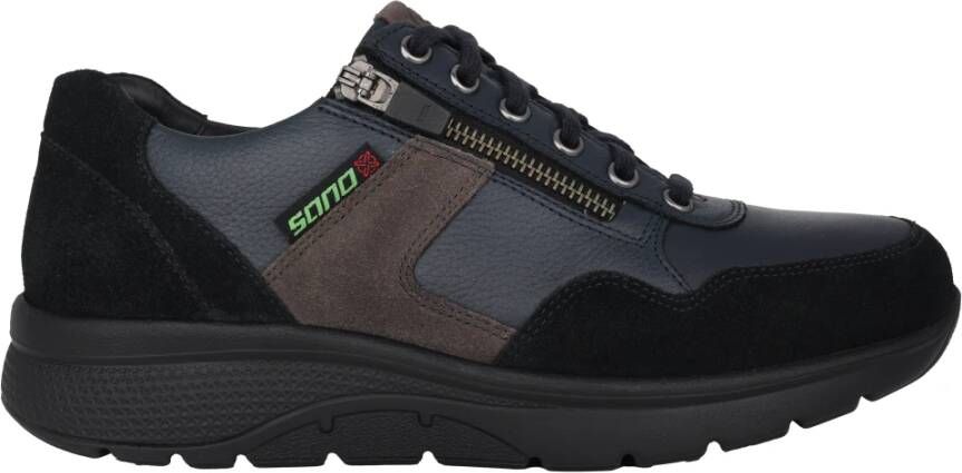 Mephisto Blauwe Rollende Wandelsneaker
