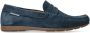 Mephisto Blauwe Suède Heren Mocassin - Thumbnail 1