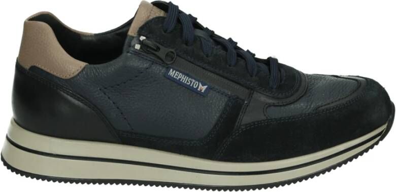 Mephisto GILFORD VELSPORT Vrije tijdsschoenen Heren veterschoen Heren sneakersCasual Blauw - Foto 2