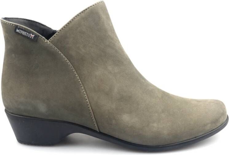 Mephisto Nubuck Enkellaars in Pewter Grey Gray Dames - Foto 2