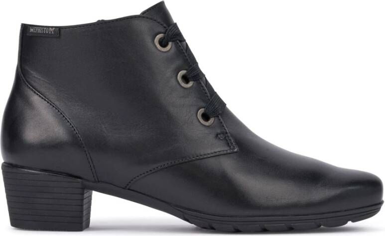 Mephisto Zwarte Enkellaars voor Dames Isabelle Black Dames - Foto 3