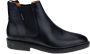 Mephisto Zwarte Leren Chelsea Stijl Enkellaars Black Heren - Thumbnail 5