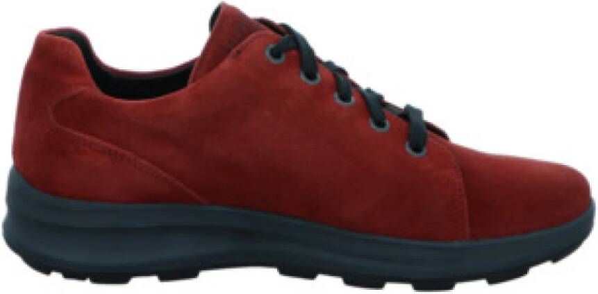 Mephisto Bourgondische vrijetijdsveterschoenen voor dames