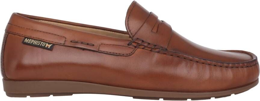 Mephisto Brandy Brown Mocassin