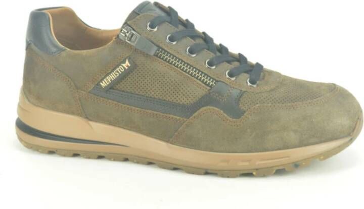 mephisto Bruin en Zwart Runner met Dash Bruin Heren