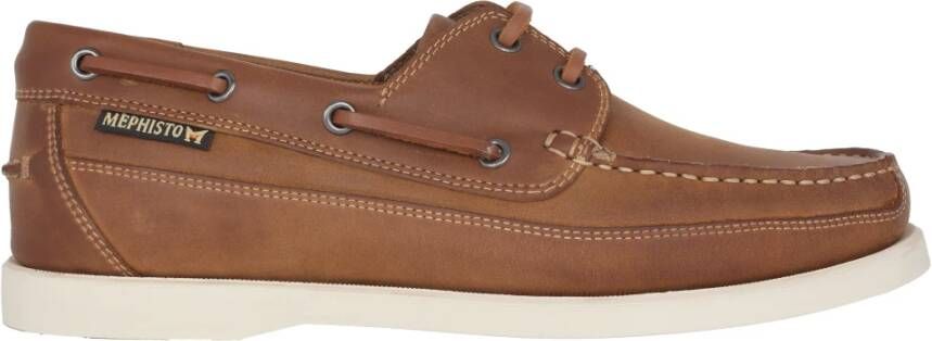 mephisto Bruine bootschoenen voor heren Brown Heren