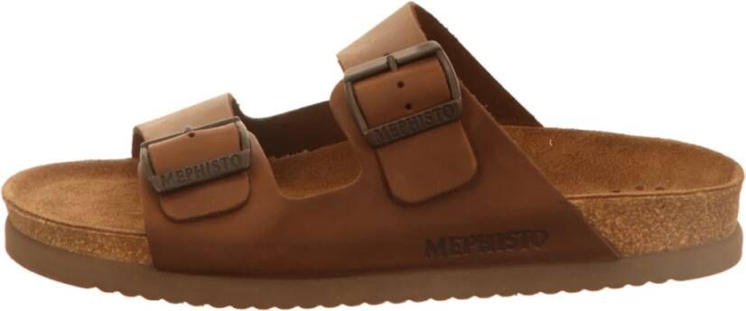 Mephisto Bruine Heren Sandalen