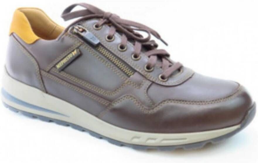 Mephisto Bruine Heren Sneaker Comfortabel en veelzijdig