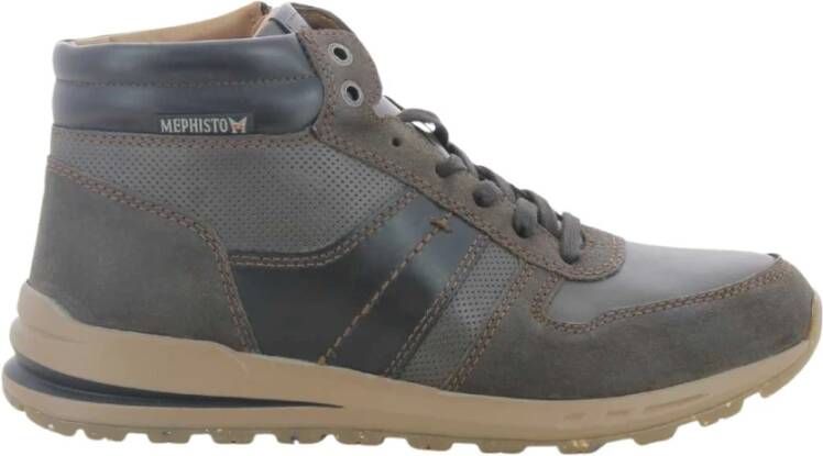 Mephisto Bruine Herenschoenen Boran W23 Grijs Heren