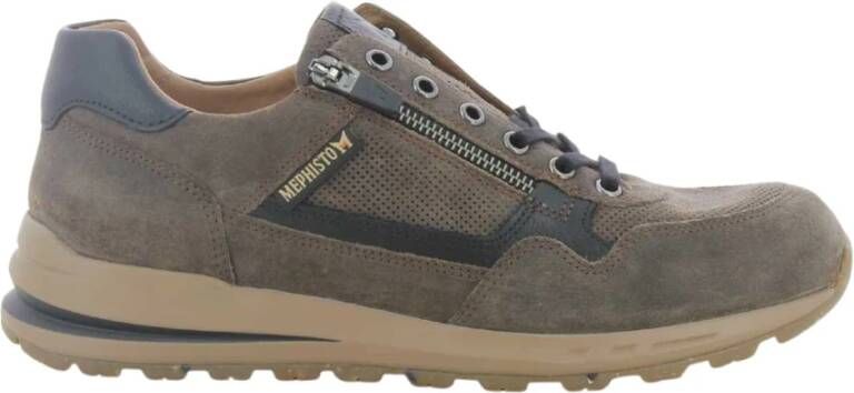 Mephisto Bruine Herenschoenen Bradley W23 Grijs Heren
