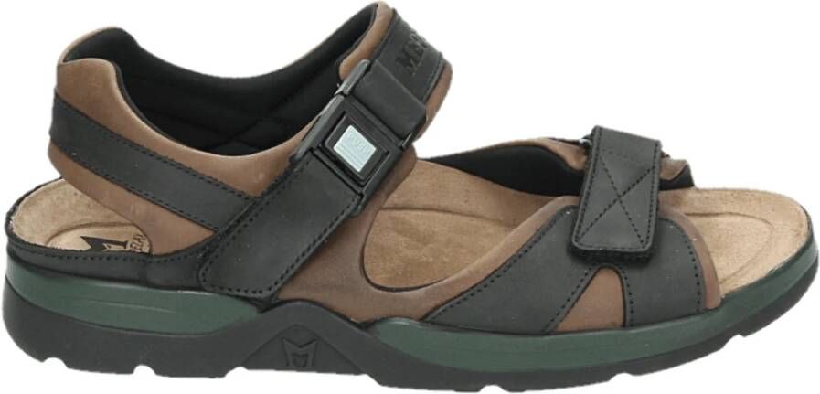 Mephisto Bruine Sandaal met Rubberen Zool