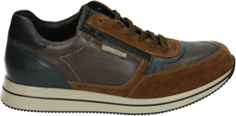 Mephisto Heren Veterschoenen Gilford Brown Bruin ½ - Foto 6