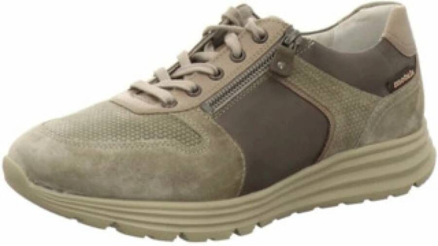 Mephisto Casual Veterschoenen in khaki