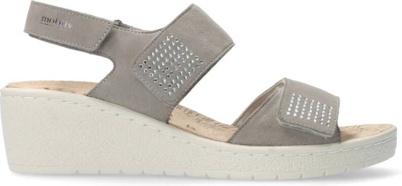 mephisto Charmante Faux-Stone Dames Sandaal Gray Dames