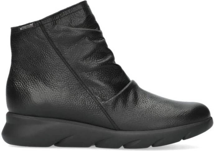 Mephisto Enkellaars met ontspannen pasvorm en optimaal comfort Zwart Dames