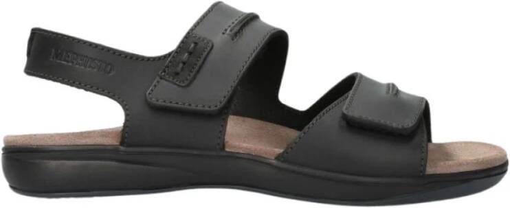 mephisto Comfortabele Sagun Herensandaal Black Heren