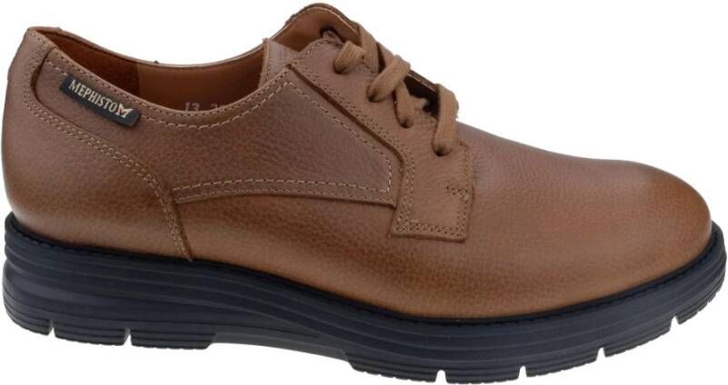 Mephisto Comfortabele Veterschoen voor Heren Brown Heren