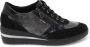 Mephisto Dames platte schoen van suède leer zwart grijs Black Dames - Thumbnail 2