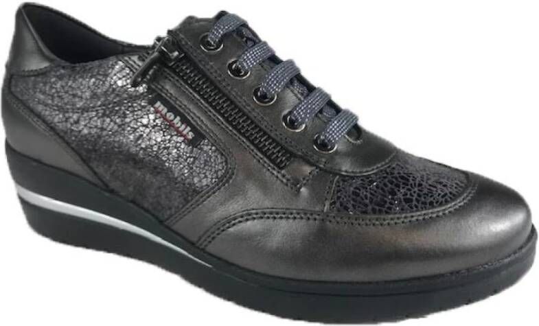 Mephisto Damesschoenen Sneaker Los Voetbed Gray Dames