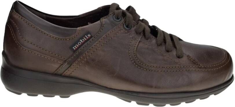 Mephisto Damian Donkerbruine Leren Schoenen