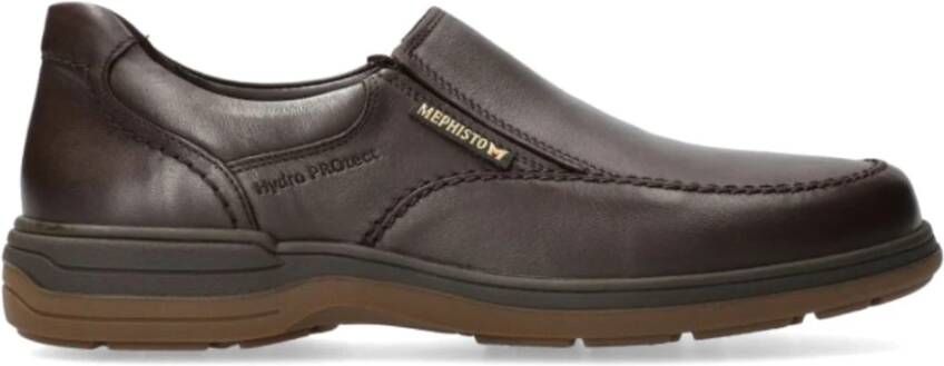 Mephisto Davy Donkerbruine Leren Mocassin voor Heren