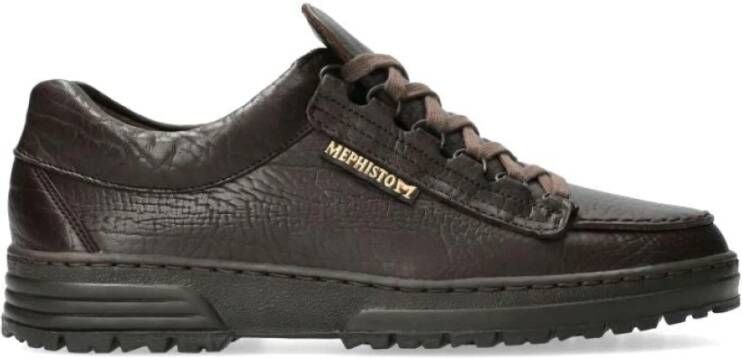 Mephisto Donkerbruine Heren Veterschoen