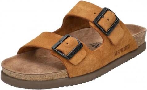 Mephisto Donkergrijze Sandalen