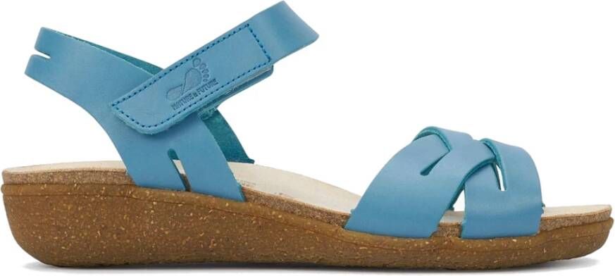 mephisto Flat Sandals Blauw Dames