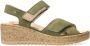 Mephisto Flat Sandals Green Dames - Thumbnail 2