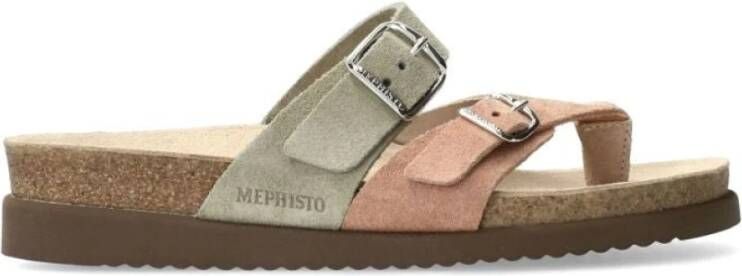 mephisto Flat Sandals Multicolor Dames