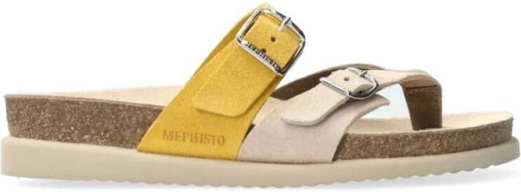 mephisto Flat Sandals Multicolor Dames