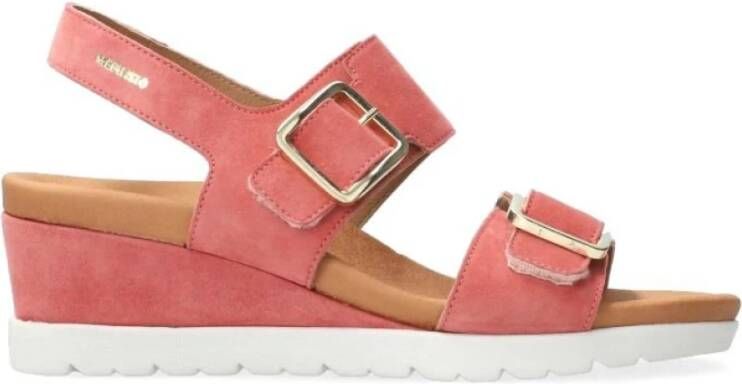 mephisto Flat Sandals Pink Dames