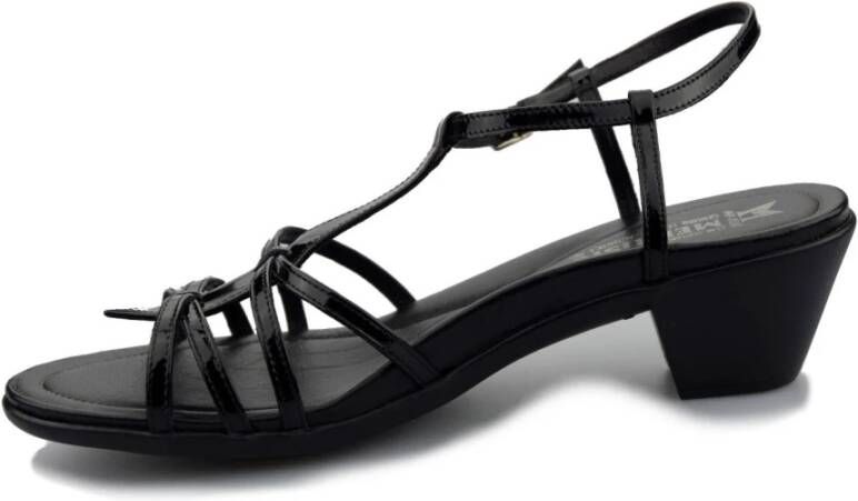 mephisto Flat Sandals Zwart Dames