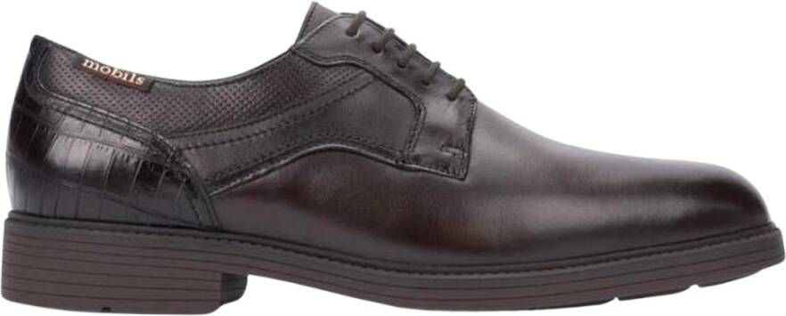 mephisto Flavien Heren Leren Veterschoen Donkerbruin Brown Heren