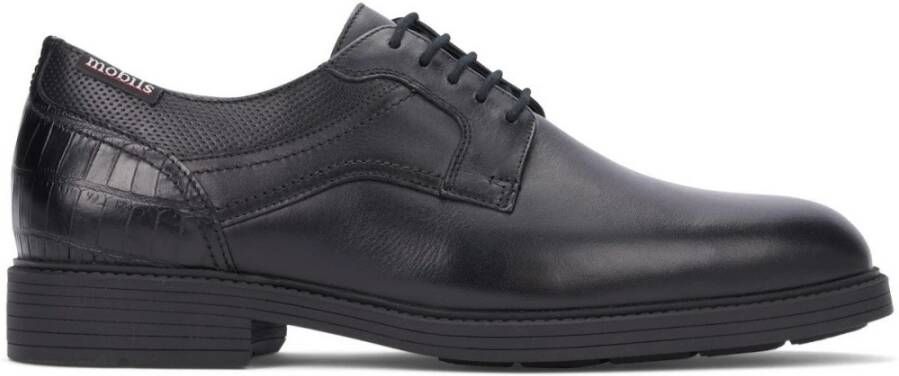 Mephisto Flavien Veterschoen Brede Pasvorm Black Heren