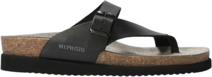 mephisto Flip Flops Zwart Dames