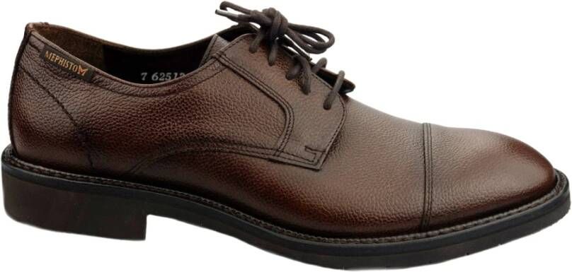 mephisto Formele veterschoen voor heren Brown Heren