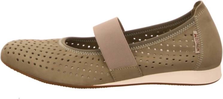 mephisto Grijze Ballerina's Gray Dames
