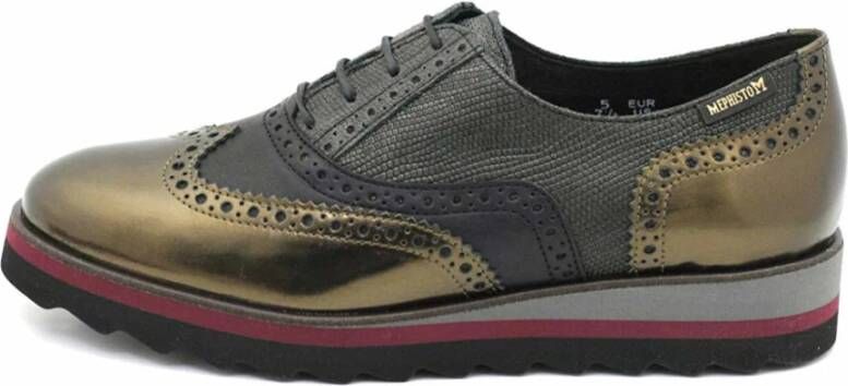 Mephisto Grijze Veterschoenen voor Dames