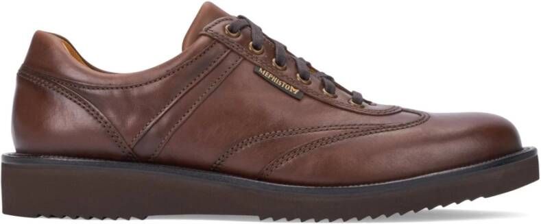 Mephisto Handgemaakte herenschoenen van leer Brown Heren