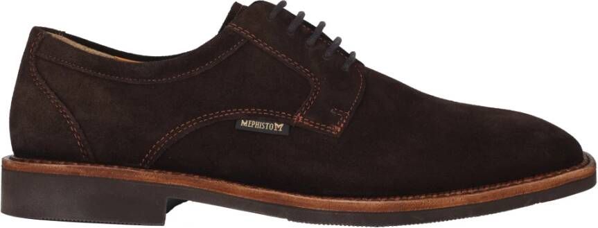 Mephisto Handgemaakte Veterschoen Bruin