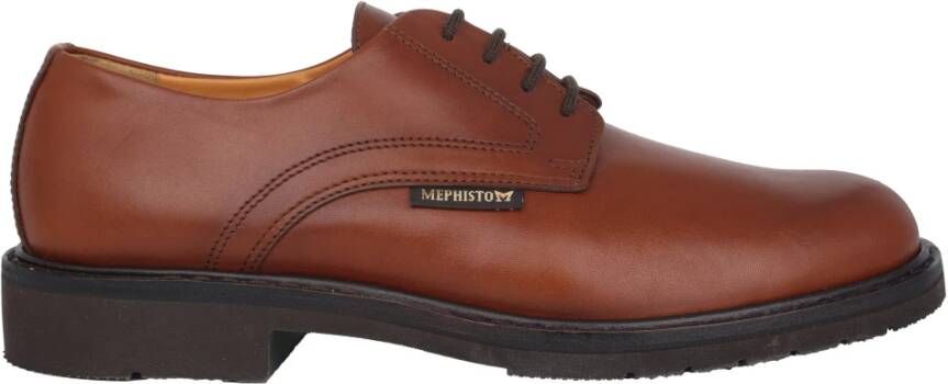 Mephisto Handgemaakte Veterschoen Bruin