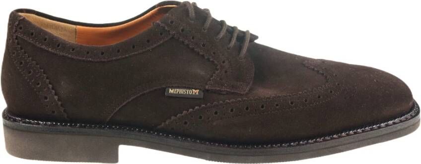 mephisto Handgemaakte Veterschoen Goodyear Constructie Brown Heren