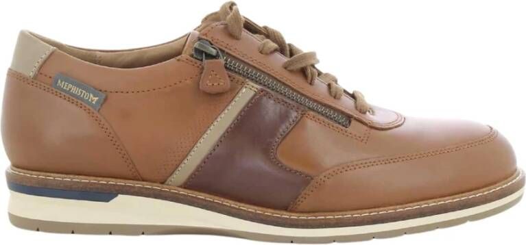 mephisto Heren Schoenen Cognac Fabian Brown Heren